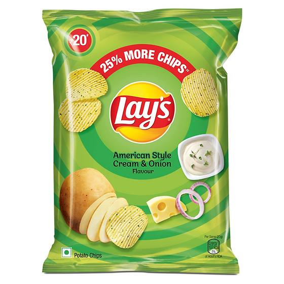 Lays American Style Cream Onion