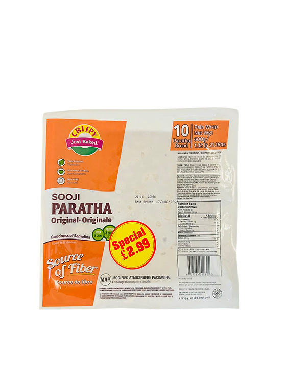 Sooji Paratha 600g - CRISPY
