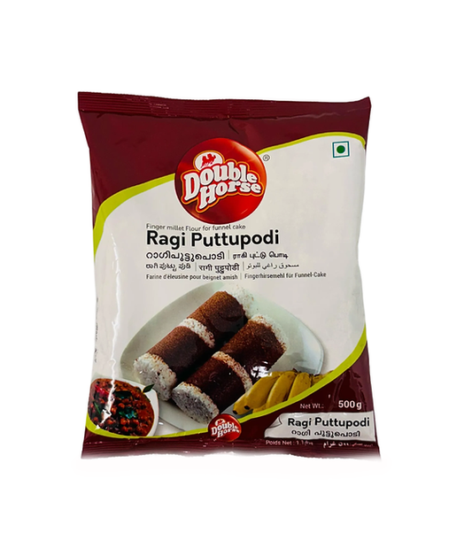 Ragi Puttu Podi 500g by Double Horse