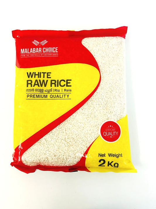 White Raw Rice 2kg by Malabar Choice