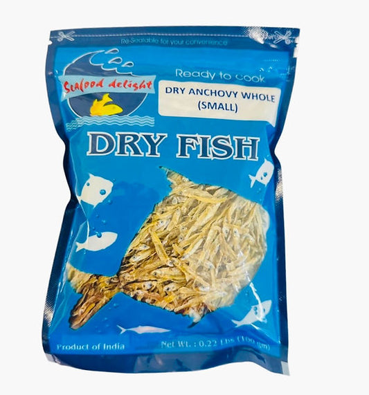 Dry Anchovy whole small 100g by Daily Delight